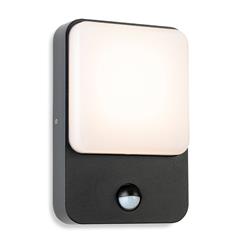 Hero LED IP54 Graphite PIR Outdoor Wall Light 3855GP