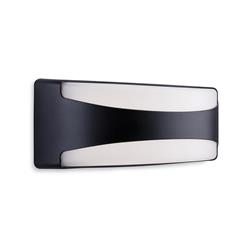 Santos LED IP65 Black Outdoor Wall Light 2808BK