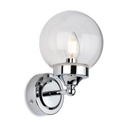 Oscar Chrome Single Bathroom Wall Light 2873CH