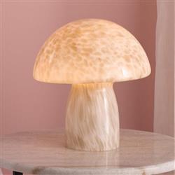 Addie White And Grey Mushroom Table Lamp ADD422