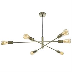 Alana Industrial Styled Multi-Arm Ceiling Pendant