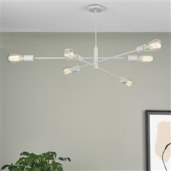 Alana Industrial Styled Multi-Arm Ceiling Pendant