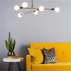 Alana Industrial Styled Multi-Arm Ceiling Pendant