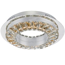 Altamura Stainless Steel Dimmable LED Crystal Flush Light ALT5250