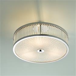 Aramis Chrome Flush Ceiling Light ARA5250