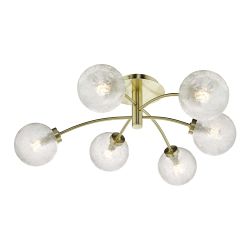 Avari Six Light Semi Flush Fitting