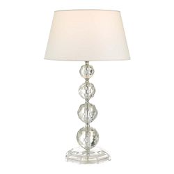 Bedelia Acrylic Table Lamp With White Cotton Shade BED4208