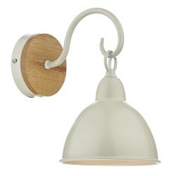 Blyton Single Wall Light Cream Finished BLY0743