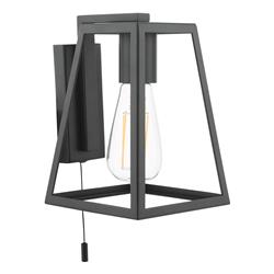 Claudia Matt Black Open Frame Single Wall Light CLA0722