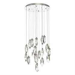 Crystal LED 18 Light Cluster Pendant CRY1850