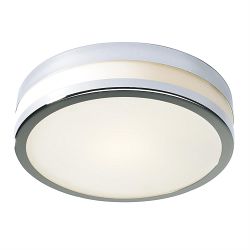 Cyro IP44 Flush Ceiling Light Chrome Finish CYR5050