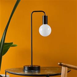 Dena Slimline Matt Black Table Lamp DEN4222