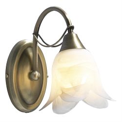 Doublet Wall Light Antique Brass Finish DOU0775