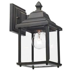 Doyle IP44 Exterior Wall Lantern Black Finish DOY1635