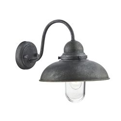 Dynamo IP44 Graphite Finish Single Outdoor Wall Light DYN0737