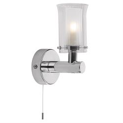 Elba IP44 Single Upward Facing Bathroom Wall Light 