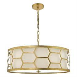 Epstein Gold/Ivory 4 Light Ceiling Pendant EPS0412