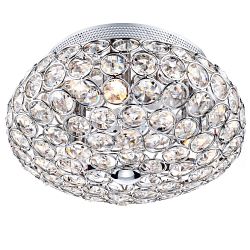 Frost 3 Light Crystal Flush Ceiling Fitting FRO5350