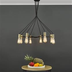 Gabriel Large Ceiling Pendant Black Finish GAB0854