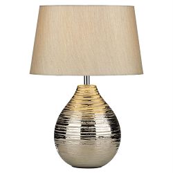 Gustav Table Lamp Silver Finish GUS4032