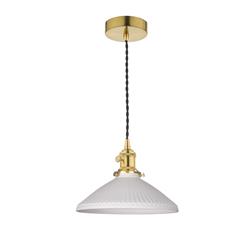 Hadano White Shallow Ceramic Shade Pendant Fitting