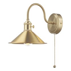 Hadano Antique Chrome Finish Single Wall Light