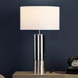 Ingleby Stylish Polished Chrome Table Lamp ING4250