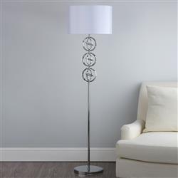 Innsbruck Polished Chrome Finished Floor Lamp INN4950