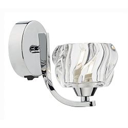 Ivy Single Wall Light Fitting Polished Chrome IVY0750