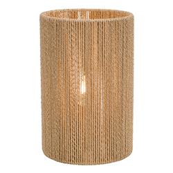 Keona Natural Light Brown Braided String Table Lamp KEO4229