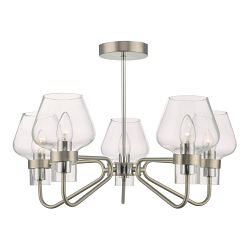 Keta Semi Flush Light Satin Chrome Finish KET5446