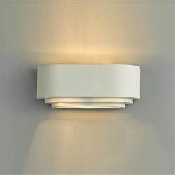 Lando Ceramic Wall Washer White Finish LAN372