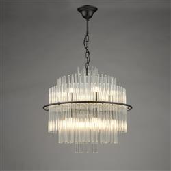 Lukas Large Ceiling Pendant Light Range Glass Rods