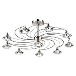 Luther 10 Light Semi Flush