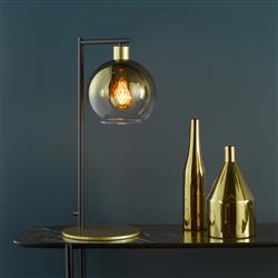 Lycia Metal Made Ombre Glass Table Lamp 