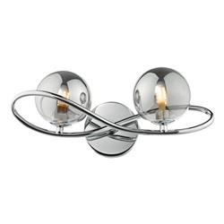 Lysandra Glass Sphere Dual Looped Wall Light