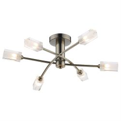 Morgan 6 Arm Ceiling Light