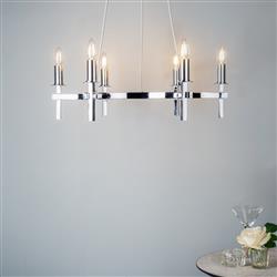 Nacala Polished Chrome Six Light Pendant NAC0650