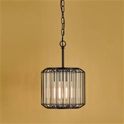 Naeva Single Drop Pendant Satin Black Finish NAE0122