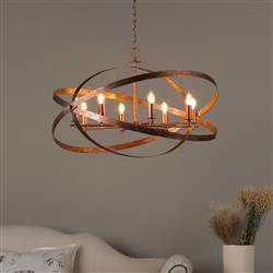 Nitya Large 8 Light Looped Ceiling Pendant Fitting