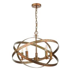 Nitya 5 Light Adjustable Ceiling Pendant Fitting