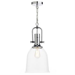 Nolan Pendant Light Chrome And Glass NOL0108