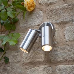 Ortega IP65 Outdoor Double LED Wall Light