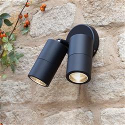 Ortega IP65 Outdoor Double LED Wall Light