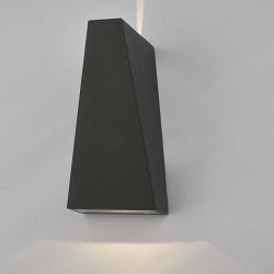 Paco Anthracite Outdoor LED 2 Light Wall Fitting PAC3239