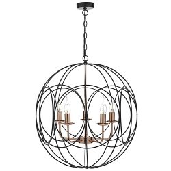 Phoenix 5 Light Orb Ceiling Pendant