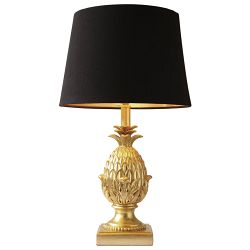 Pineapple Table Lamp Gold Finish PIN4235