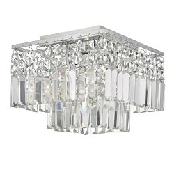 Poseidon 4 Light Square Flush Ceiling Light POS5050