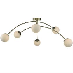 Pugila 6 Light Semi Flush Ceiling Lights