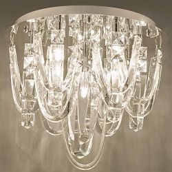 Roxanne 7 Light Semi Flush Ceiling Fitting ROX5050